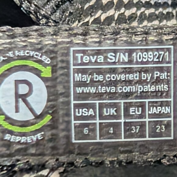 Teva Voya Strappy Sandals in Hera-Black - Size 6 - Picture 2 of 16